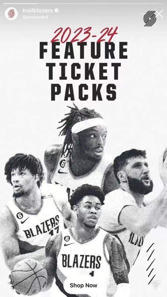 游戏规则-离队倒计时？开拓者新赛季球票宣传海报无利拉德