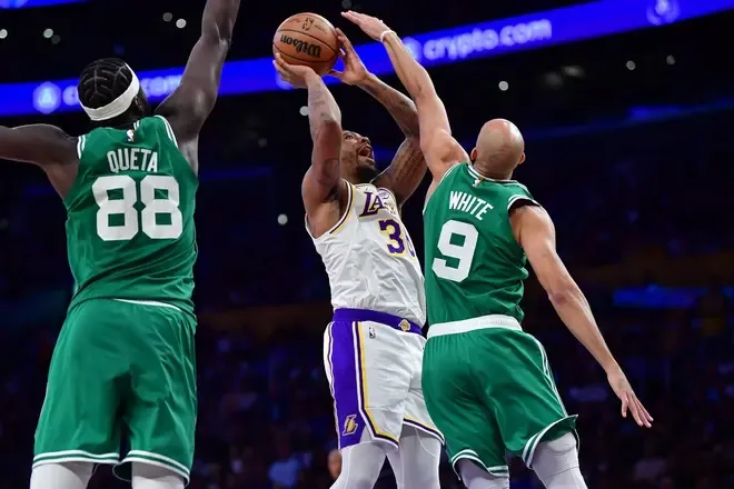 游戏规则-美媒：本赛季限制对手内线得分榜，凯尔特人、雷霆位列前二